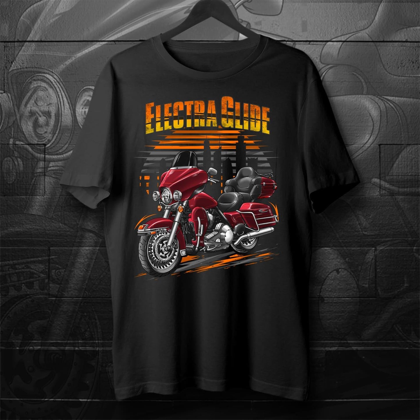 Harley Electra Glide Ultra Classic FLHTCU & FLHTCUI 2012-13 Inspired T-Shirt - Biker Motorcycle Tee Shirt