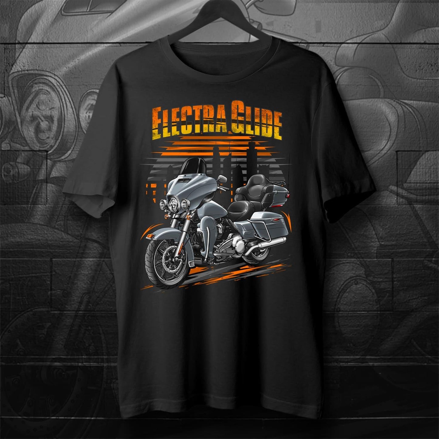 Harley Electra Glide Ultra Classic FLHTCU & FLHTCUI 2015 Inspired T-Shirt - Biker Motorcycle Tee Shirt