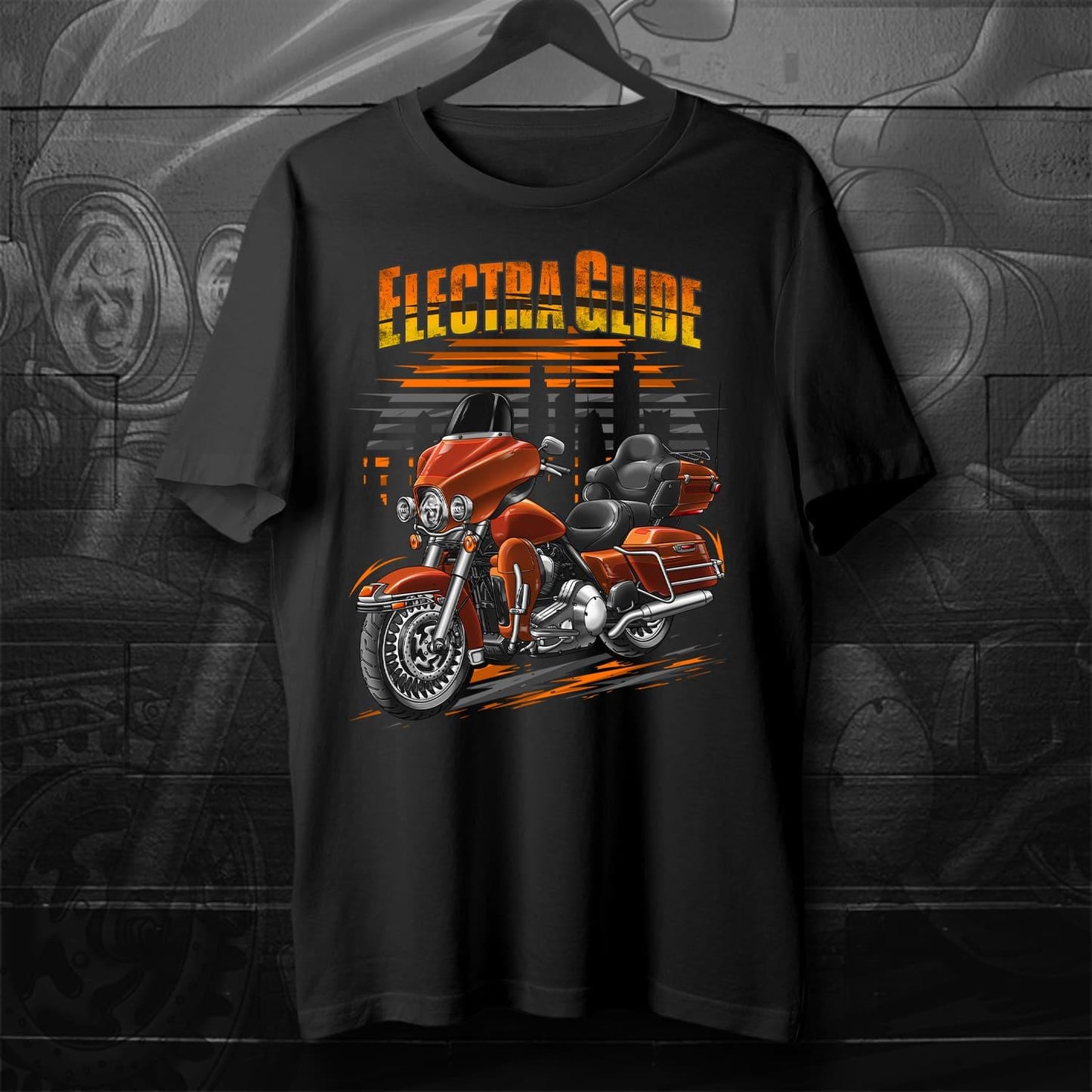 Harley Electra Glide Ultra Classic FLHTCU & FLHTCUI 2012-13 Inspired T-Shirt - Biker Motorcycle Tee Shirt
