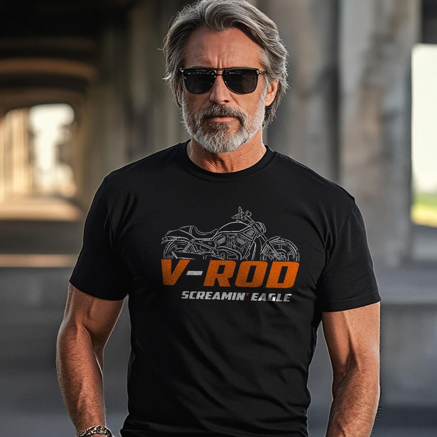 Harley-Davidson VRSCSE & VRSCSE2 Screamin Eagle V-Rod Destroyer Inspired T-Shirt - Biker Motorcycle Tee Shirt