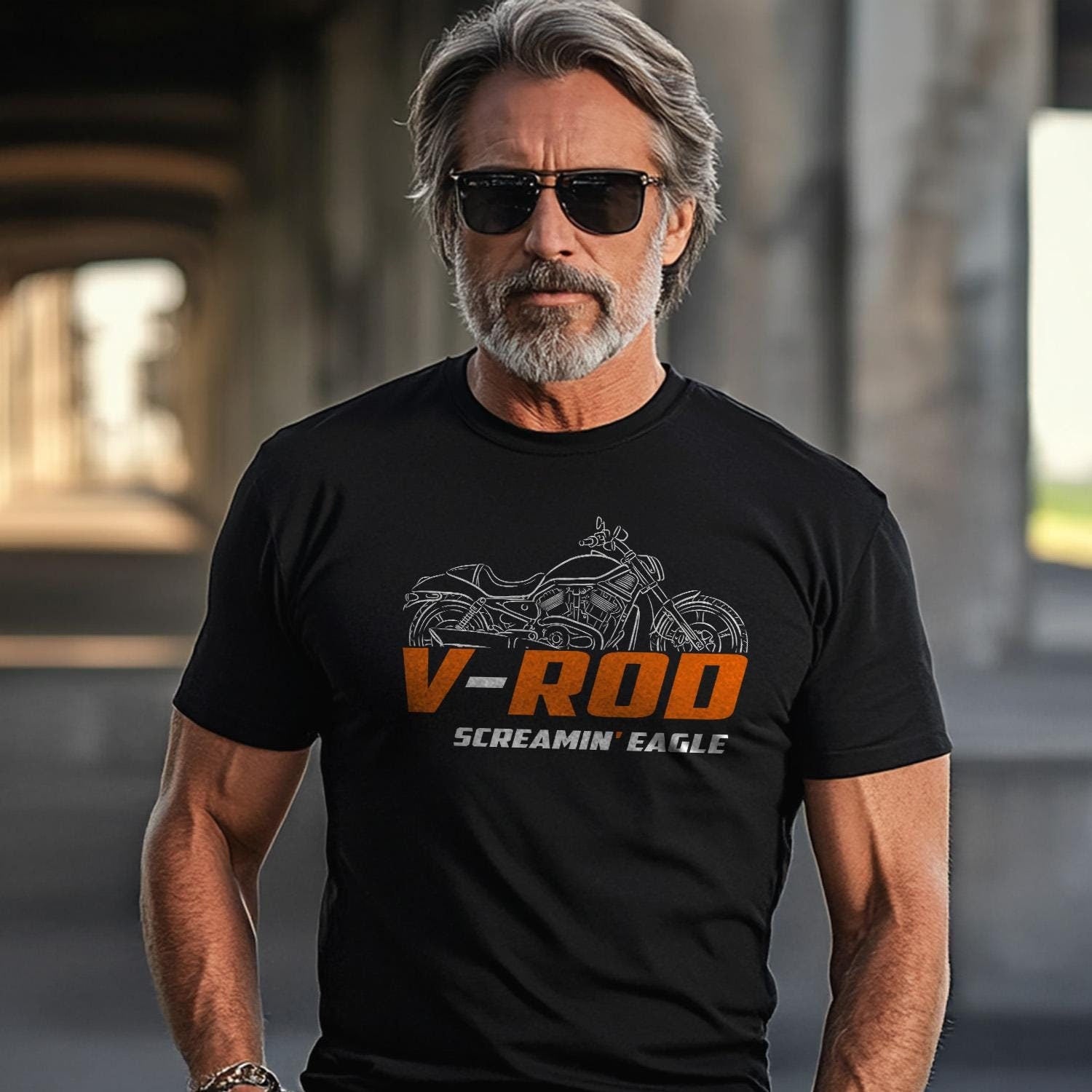 Harley-Davidson VRSCSE & VRSCSE2 Screamin Eagle V-Rod Destroyer Inspired T-Shirt - Biker Motorcycle Tee Shirt