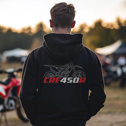 Honda CRF450R Inspired Hoodie - Motorcycle Sweatshirt
