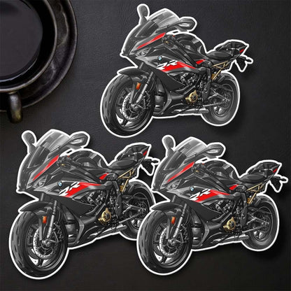 BMW S1000RR 2019-22 Stickers - Set of 3 Motorcycle Decals for Motorrad Riders