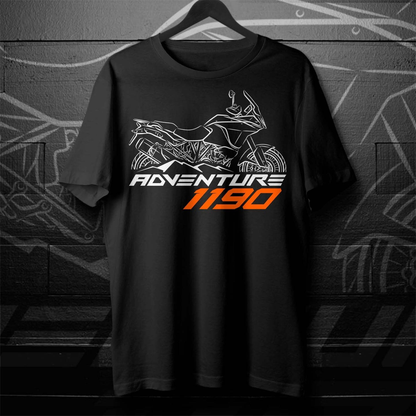 KTM 1190 Adventure T-Shirt - Motorcycle Tee Shirt for ADV Riders