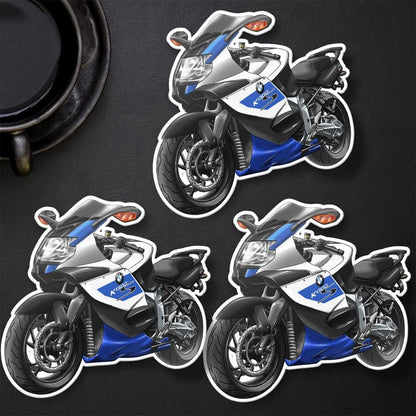 BMW K1300S Inspired Stickers - Set of 3 Motorcycle Decals