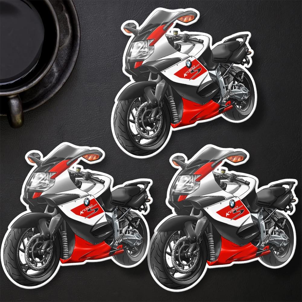 BMW K1300S Inspired Stickers - Set of 3 Motorcycle Decals