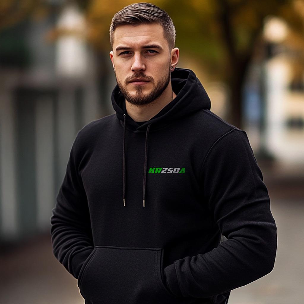 Kawasaki KR250A Inspired Hoodie - Motorcycle Sweatshirt for Riders