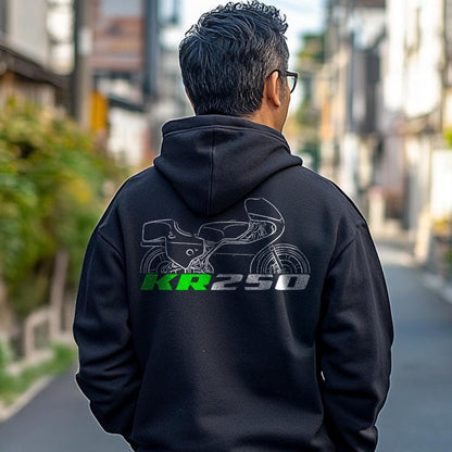 Kawasaki KR250 1975-82 Inspired Hoodie - Motorcycle Sweatshirt for Riders