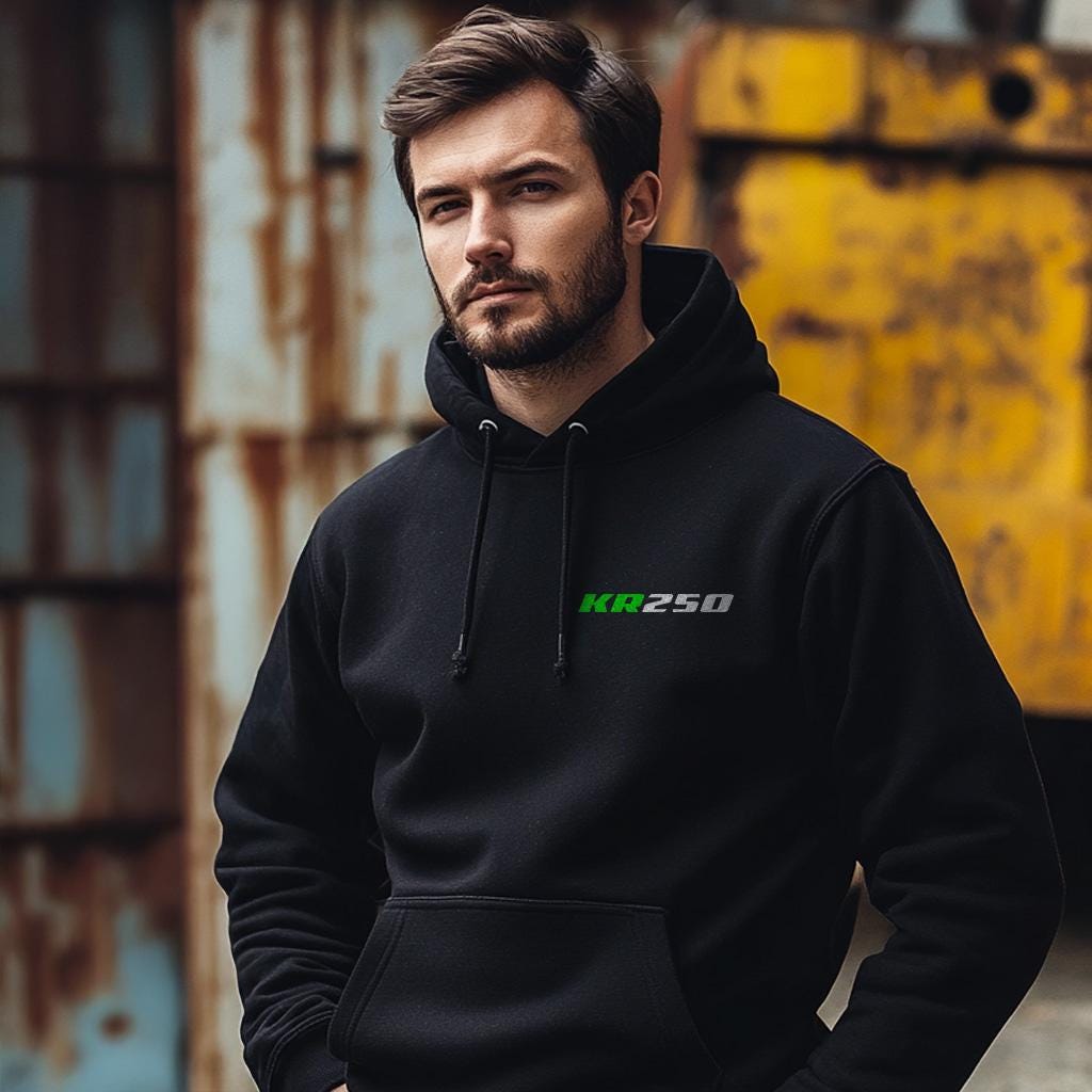 Kawasaki KR250 1975-82 Inspired Hoodie - Motorcycle Sweatshirt for Riders