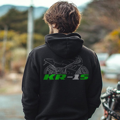 Kawasaki KR-1S Inspired Hoodie - Motorcycle Sweatshirt for Riders
