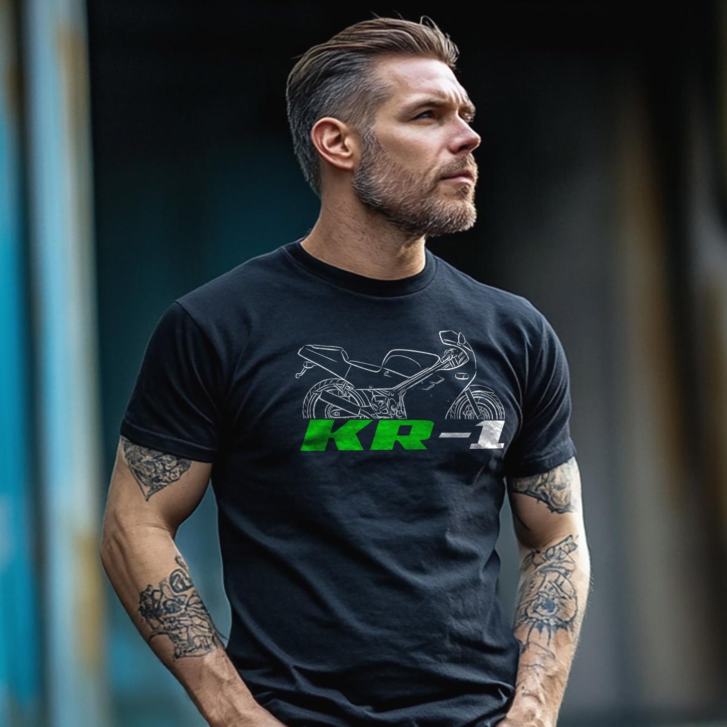 Kawasaki KR-1 Inspired T-Shirt - Motorcycle Tee Shirt for Riders