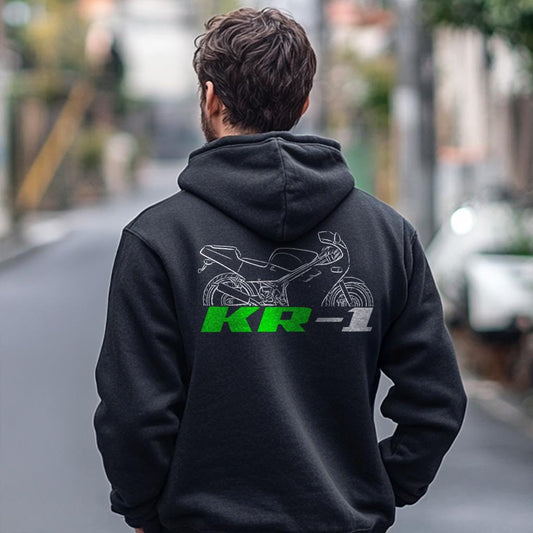 Kawasaki KR-1 Inspired Hoodie - Motorcycle Sweatshirt for Riders