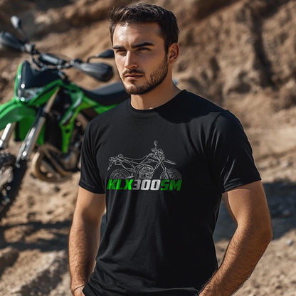 Kawasaki KLX300SM Inspired T-Shirt - Motorcycle Tee Shirt for Riders