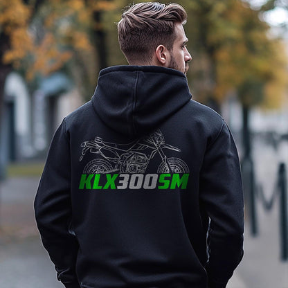 Kawasaki KLX300SM Inspired Hoodie - Motorcycle Sweatshirt for Riders