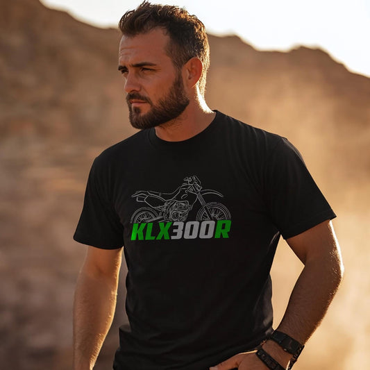Kawasaki KLX300R Inspired T-Shirt - Motorcycle Tee Shirt for Riders