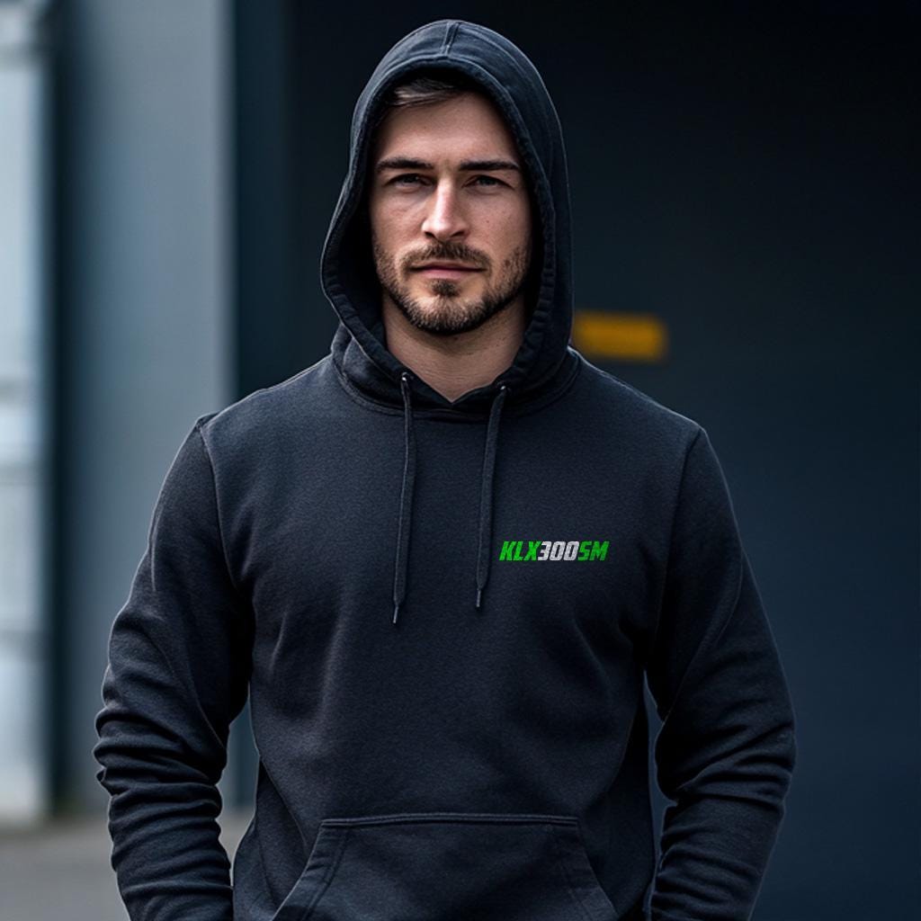Kawasaki KLX300SM Inspired Hoodie - Motorcycle Sweatshirt for Riders