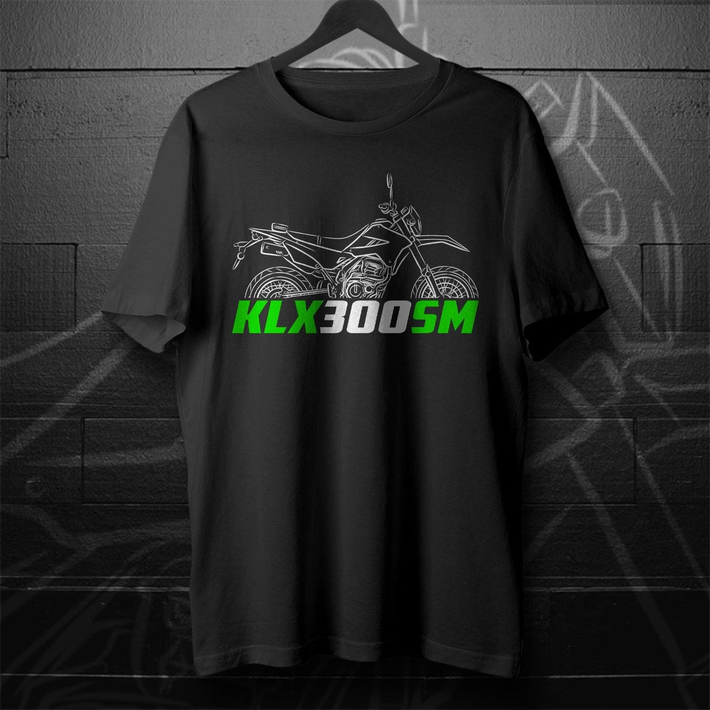 Kawasaki KLX300SM Inspired T-Shirt - Motorcycle Tee Shirt for Riders