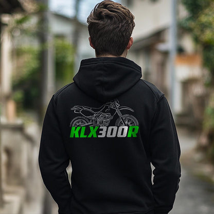 Kawasaki KLX300R Inspired Hoodie - Motorcycle Sweatshirt for Riders