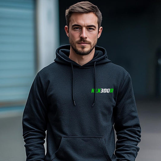 Kawasaki KLX300R Inspired Hoodie - Motorcycle Sweatshirt for Riders