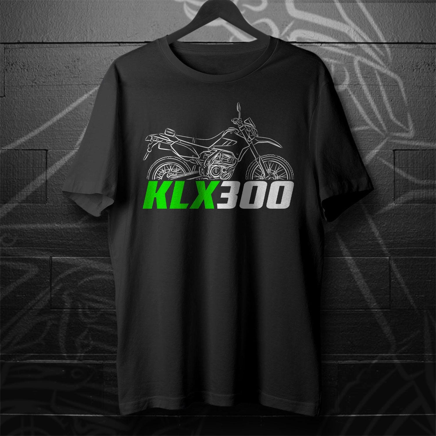 Kawasaki KLX300 Inspired T-Shirt - Motorcycle Tee Shirt for Riders