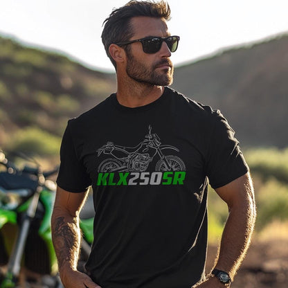 Kawasaki KLX250SR Inspired T-Shirt - Motorcycle Tee Shirt for Riders