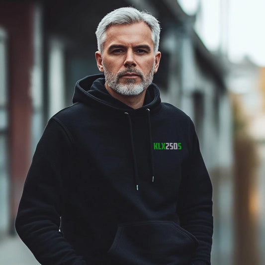 Kawasaki KLX250S Inspired Hoodie - Motorcycle Sweatshirt for Riders