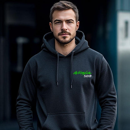 Kawasaki Ninja 500 Inspired Hoodie - Motorcycle Sweatshirt for Riders