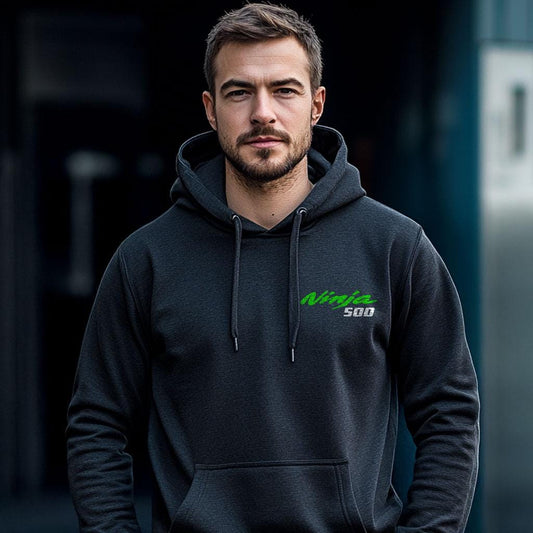 Kawasaki Ninja 500 Inspired Hoodie - Motorcycle Sweatshirt for Riders