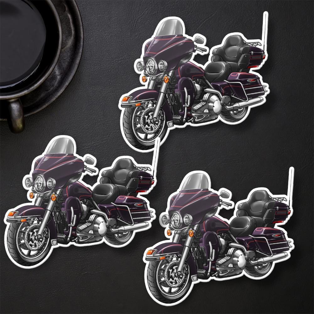 Harley Electra Glide Ultra Classic FLHTCU & FLHTCUI 2005-06 Inspired Stickers - Set of 3 Biker Motorcycle Decals