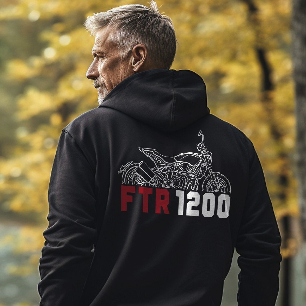 Indian FTR 1200 Hoodie - Motorcycle Sweatshirt for Riders