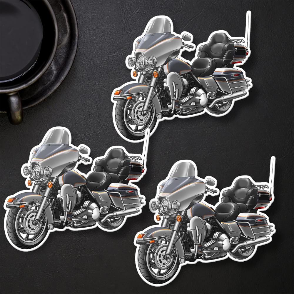 Harley Electra Glide Ultra Classic FLHTCU & FLHTCUI 1989-1995 Inspired Stickers - Set of 3 Biker Motorcycle Decals