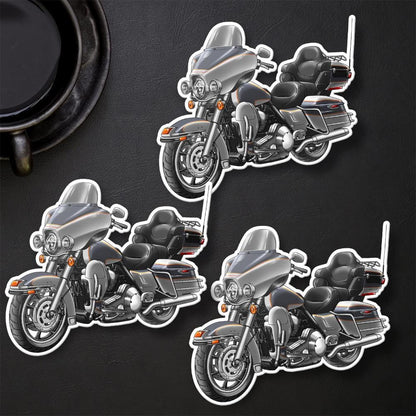 Harley Electra Glide Ultra Classic FLHTCU & FLHTCUI 1989-1995 Inspired Stickers - Set of 3 Biker Motorcycle Decals