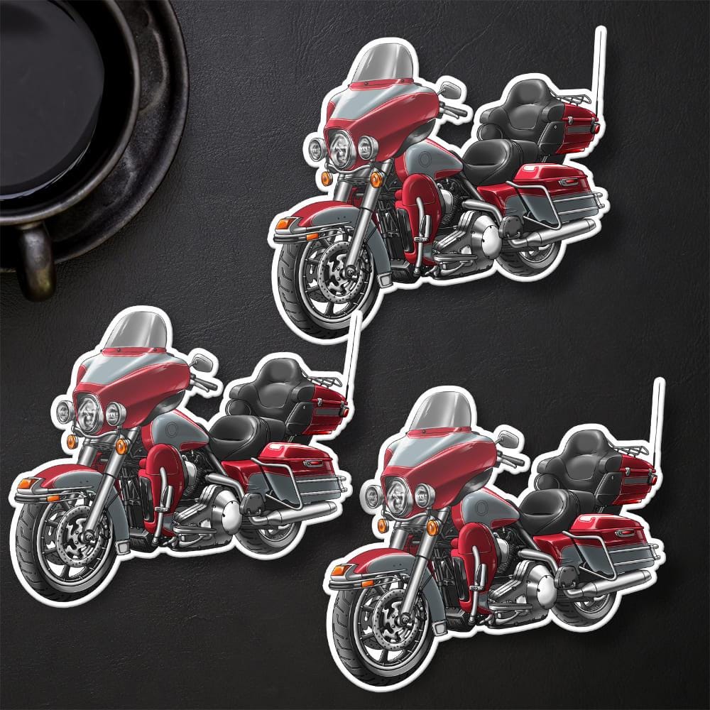 Harley Electra Glide Ultra Classic FLHTCU & FLHTCUI 2004-05 Inspired Stickers - Set of 3 Biker Motorcycle Decals