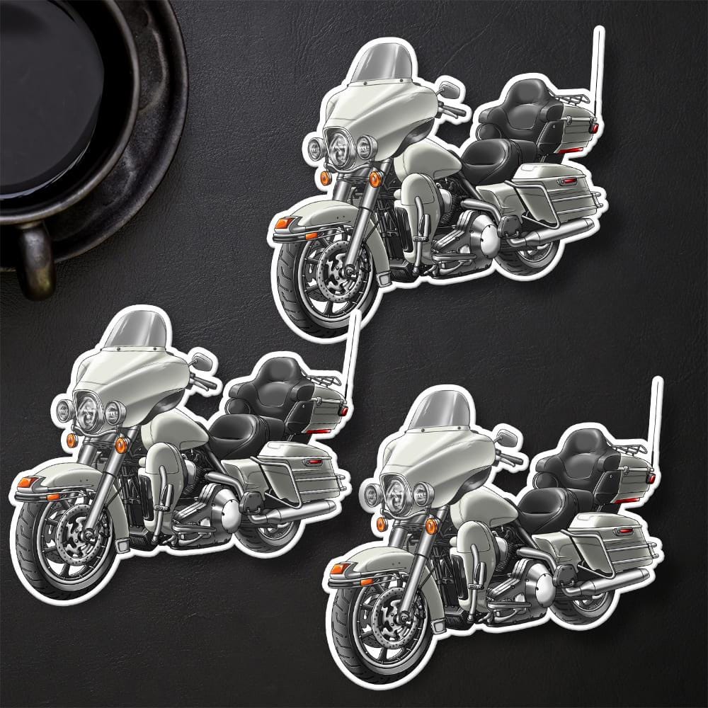 Harley Electra Glide Ultra Classic FLHTCU & FLHTCUI 2004-05 Inspired Stickers - Set of 3 Biker Motorcycle Decals