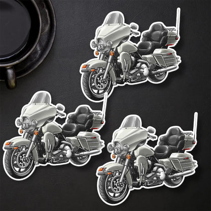 Harley Electra Glide Ultra Classic FLHTCU & FLHTCUI 2004-05 Inspired Stickers - Set of 3 Biker Motorcycle Decals