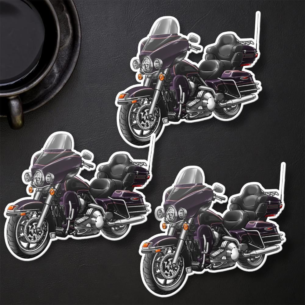 Harley Electra Glide Ultra Classic FLHTCU & FLHTCUI 2004-05 Inspired Stickers - Set of 3 Biker Motorcycle Decals