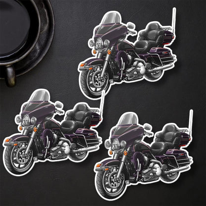 Harley Electra Glide Ultra Classic FLHTCU & FLHTCUI 2004-05 Inspired Stickers - Set of 3 Biker Motorcycle Decals