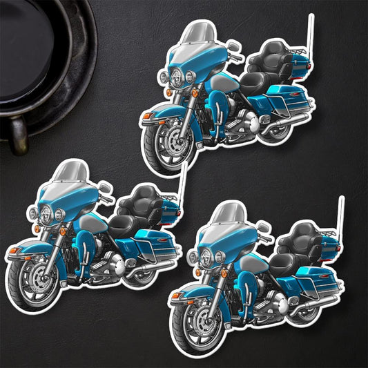 Harley Electra Glide Ultra Classic FLHTCU & FLHTCUI 1994-97 Inspired Stickers - Set of 3 Biker Motorcycle Decals
