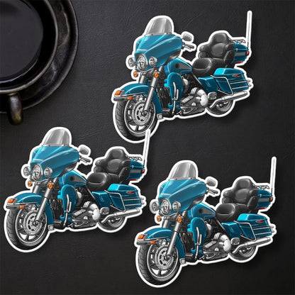 Harley Electra Glide Ultra Classic FLHTCU & FLHTCUI 1994-97 Inspired Stickers - Set of 3 Biker Motorcycle Decals