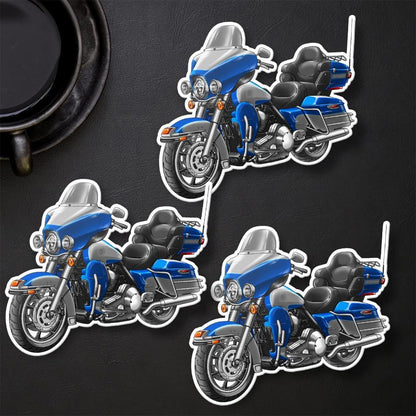 Harley Electra Glide Ultra Classic FLHTCU & FLHTCUI 1994-97 Inspired Stickers - Set of 3 Biker Motorcycle Decals