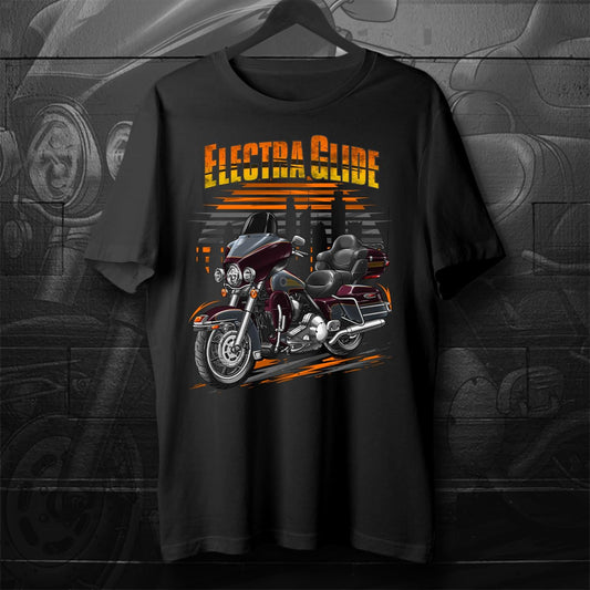 Harley Electra Glide Ultra Classic FLHTCU & FLHTCUI 1997-2000 Inspired T-Shirt - Motorcycle Tee Shirt for Biker