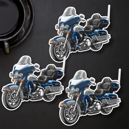 Harley Electra Glide Ultra Classic FLHTCU & FLHTCUI 1999-2001 Inspired Stickers - Set of 3 Biker Motorcycle Decals