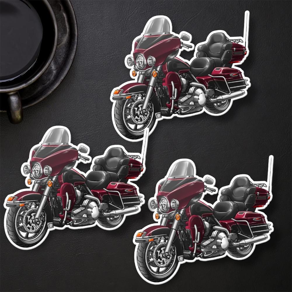 Harley Electra Glide Ultra Classic FLHTCU & FLHTCUI 1999-2001 Inspired Stickers - Set of 3 Biker Motorcycle Decals