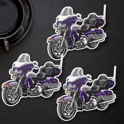 Harley Electra Glide Ultra Classic FLHTCU & FLHTCUI 1999-2001 Inspired Stickers - Set of 3 Biker Motorcycle Decals