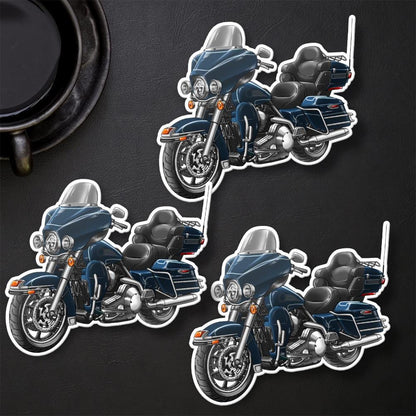 Harley Electra Glide Ultra Classic FLHTCU & FLHTCUI 1999-2001 Inspired Stickers - Set of 3 Biker Motorcycle Decals