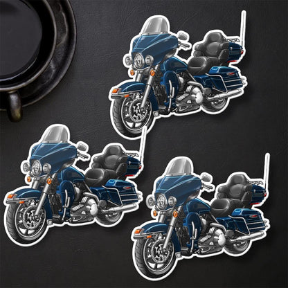 Harley Electra Glide Ultra Classic FLHTCU & FLHTCUI 1999-2001 Inspired Stickers - Set of 3 Biker Motorcycle Decals
