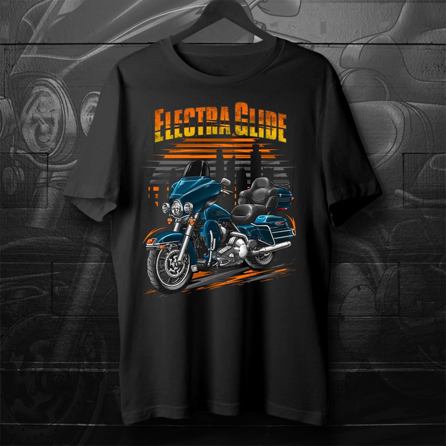 Harley Electra Glide Ultra Classic FLHTCU & FLHTCUI 2002-04 Inspired T-Shirt - Biker Motorcycle Tee Shirt
