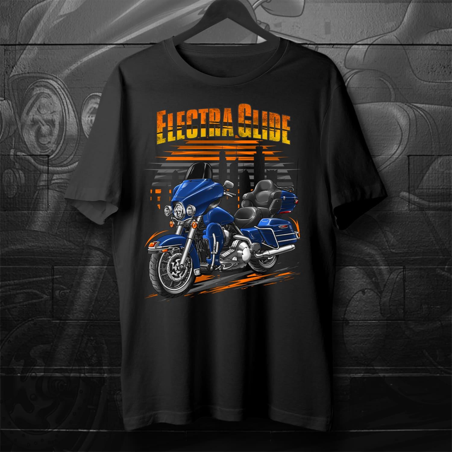 Harley Electra Glide Ultra Classic FLHTCU & FLHTCUI 2007-08 Inspired T-Shirt - Biker Motorcycle Tee Shirt