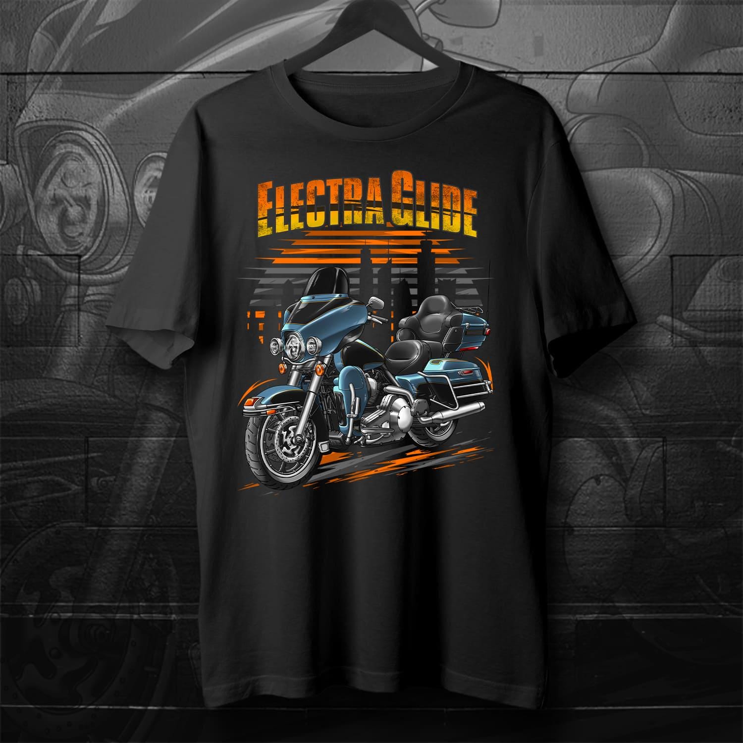 Harley Electra Glide Ultra Classic FLHTCU & FLHTCUI 2007-08 Inspired T-Shirt - Biker Motorcycle Tee Shirt