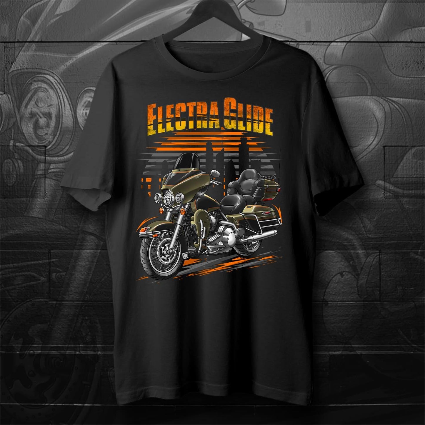 Harley Electra Glide Ultra Classic FLHTCU & FLHTCUI 2007 Inspired T-Shirt - Biker Motorcycle Tee Shirt